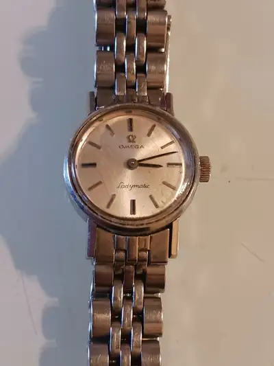 Omega Seamaster Ladymatic Silver Round Women’s