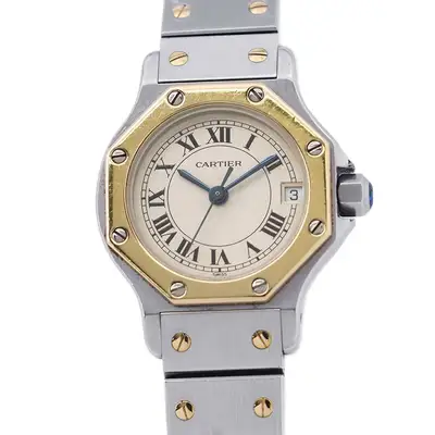 Cartier Santos W2001683 Stainless Steel 18K