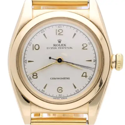 Rolex OP 3131 Bubbleback 18K Gold