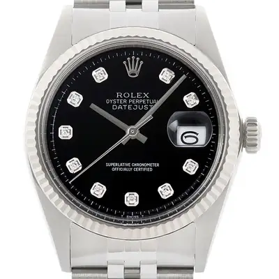 Rolex Datejust 18K White Gold SS