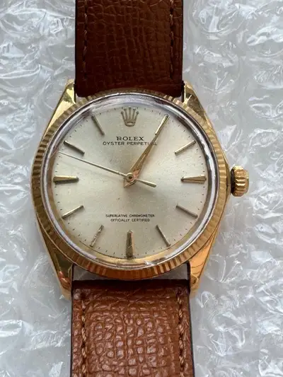 Rolex oyster perpetual 18k