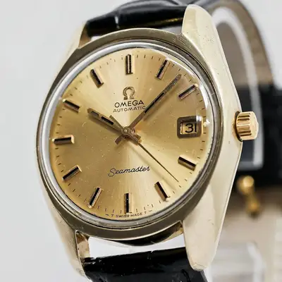 Omega **NEAR OMEGA Seamaster Cal.565 Gold Date