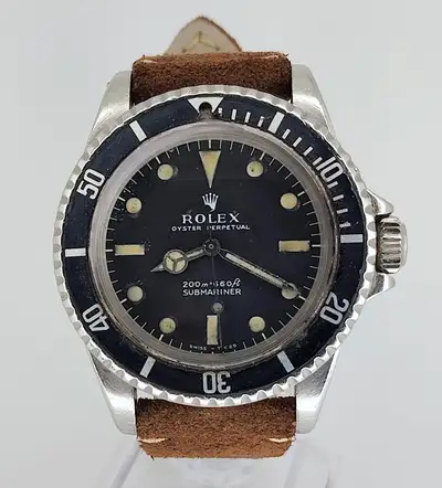 Rolex Submariner 5513 Meters Bezel Long