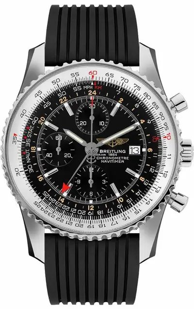 Breitling Navitimer World Chronograph GMT Stainless