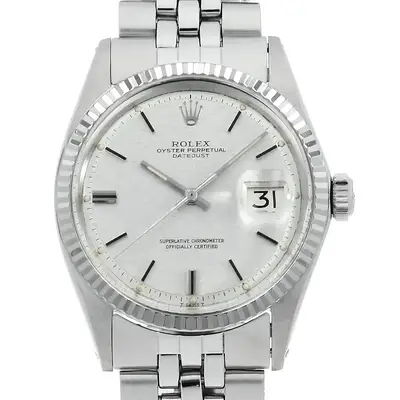 Rolex Datejust 1601 Silver mosaic bar
