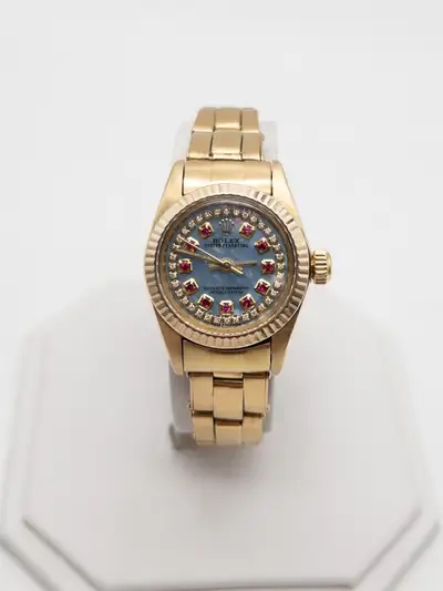 Rolex $25000 ROLEX OYSTER PERPETUAL BLUE MOP