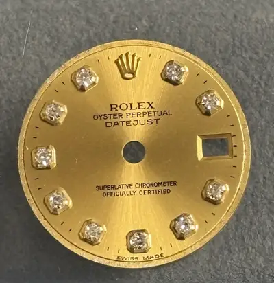 Rolex Face Datejust With Diamond By