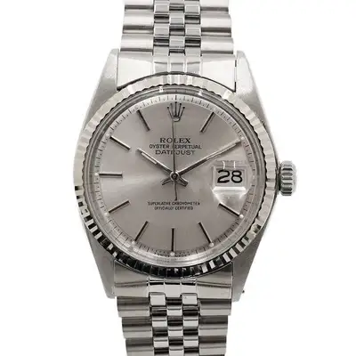 Rolex 1601 18K White Gold Bezel