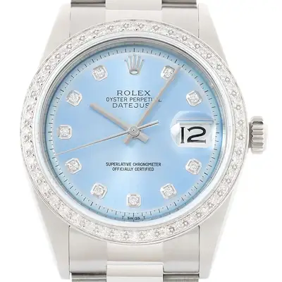 Rolex Datejust Ice 18K Gold SS