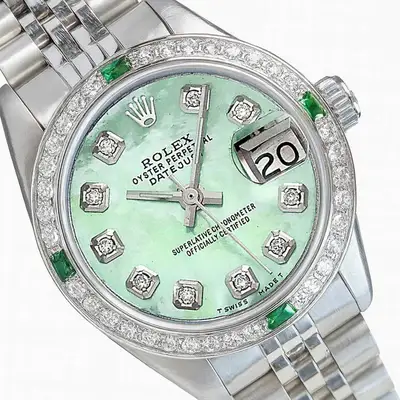 Rolex Datejust Stainless Steel Green MOP