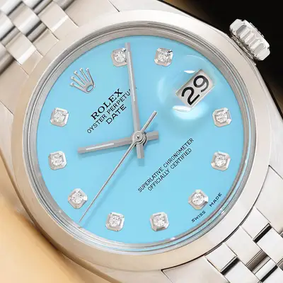 Rolex OYSTER PERPETUAL DATE 1500 AQUA