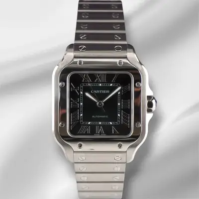 Cartier Santos Medium Stainless Steel 4075/WSSA0061