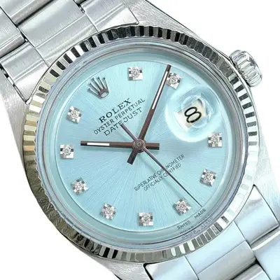 Rolex Datejust 1601 SS Ice Blue
