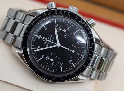Omega omega speedmaster reduced 3510.50.00 new box set manual gtee automatic chrono