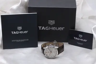 TAG Heuer Carrera Chronograph Leather Strap