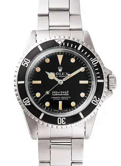 Rolex Submariner 5512 Stainless Steel Rotating