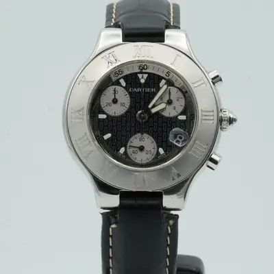 Cartier Chronograph Steel 2424 CA239