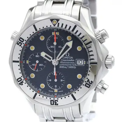 Omega Seamaster Diver Chronometer Chronograph Stainless