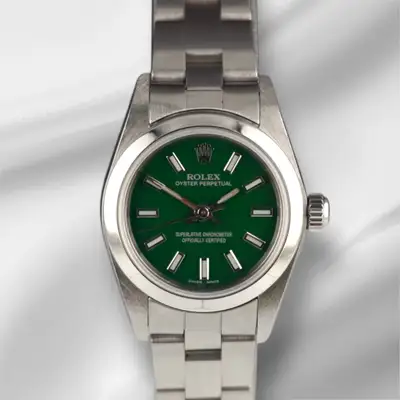 Rolex Oyster Perpetual Steel Dark Smooth