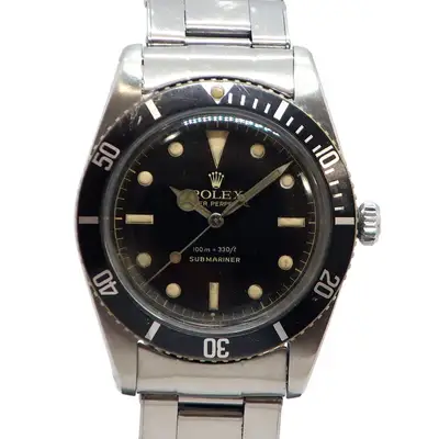 Rolex Rolex Submariner 5508 37mm Stainless Steel Black Wristwatch #UW1938