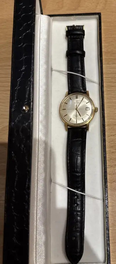 Omega seamaster gold tone