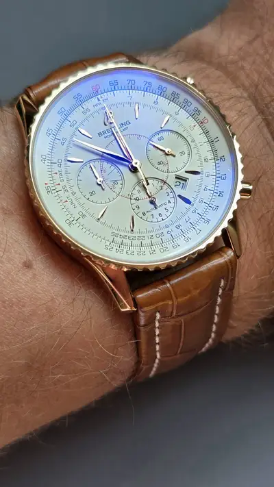 Breitling Solid 18K Gold Breitling Navitimer