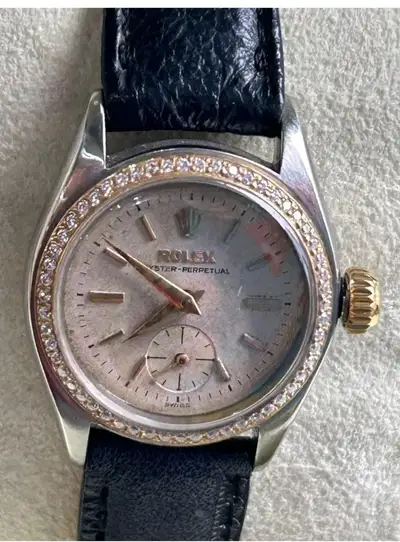 Rolex OP 6505 Working, Gold Diamond