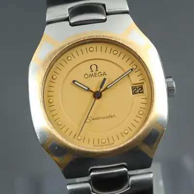 Omega [Near OMEGA Seamaster Polaris Cal.1438 Vtg