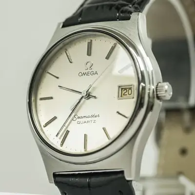 Omega Seamaster Cal.1342 Date Push Crown