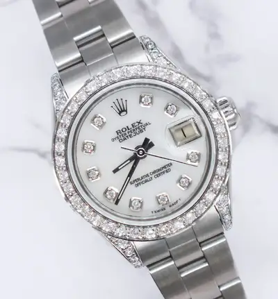 Rolex Datejust with White MOP Bezel