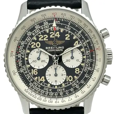 Breitling Navitimer Cosmonaut A12023 Black Stainless