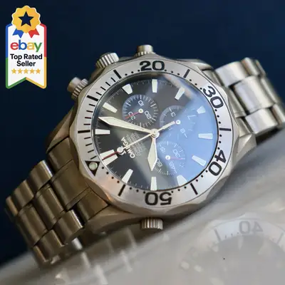 Omega Seamaster Date Chronograph Black TITANIUM