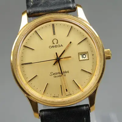 Omega [N Omega Seamaster 1342 Gold Push