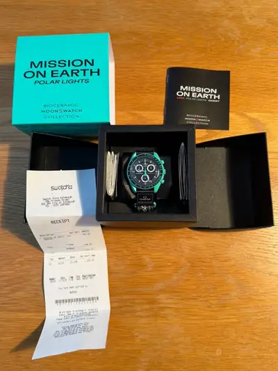Omega x Swatch Speedmaster MoonSwatch Earth
