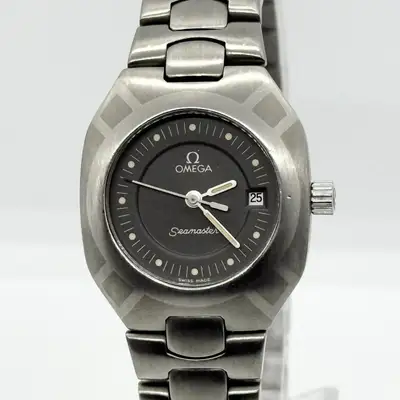 Omega Seamaster Polaris Gray QZ Women's