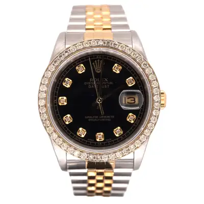 Rolex Datejust 18k Yellow Gold Steel
