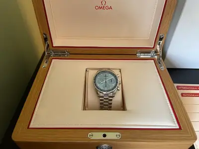 Omega Speedmaster 38 Co-Axial Chronograph Blue