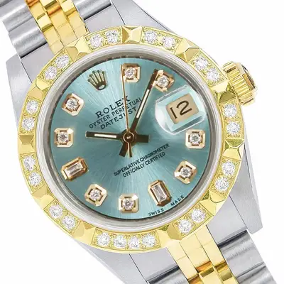 Rolex Datejust Two-Tone Gold Steel Ice
