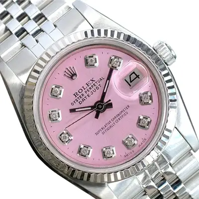 Rolex Datejust Mid-Size Pink 18KW Fluted