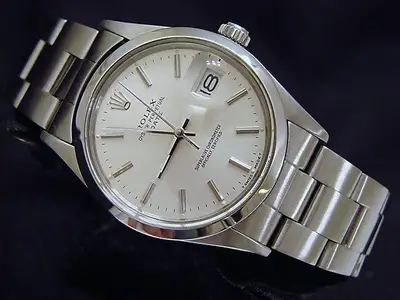 Rolex Date 15000 Quickset Stainless Steel