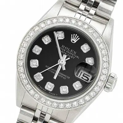 Rolex Datejust Stainless Steel Diamond Bezel