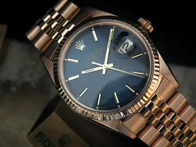Rolex 18ct Rose Gold Rolex Datejust with
