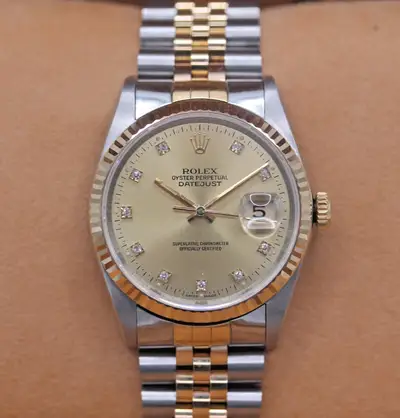 Rolex Datejust 36 Factory Champagne