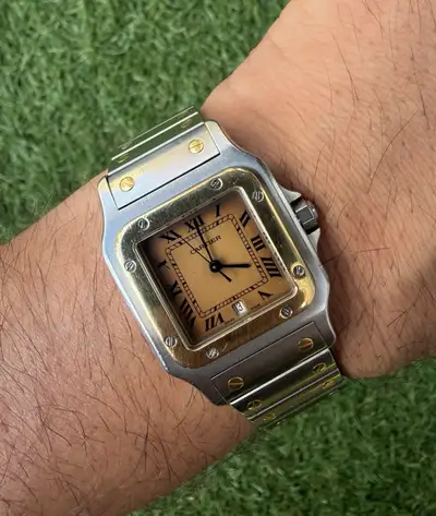 Cartier Santos Galbee Steel 18ct Gold