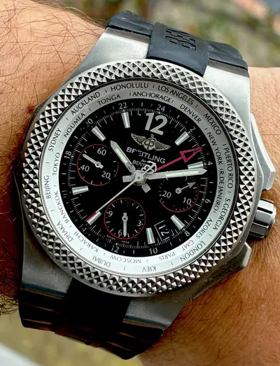 Breitling Bentley Series Men’s GMT Titanium