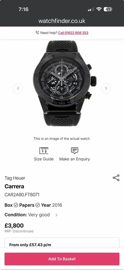 TAG Heuer Carrera Clear Skeleton CAR2A90.FT6071