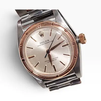 Rolex W/ Rolex Oyster Perpetual Steel 18K