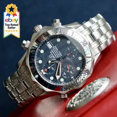 Omega Seamaster Pro Chronograph Blue James