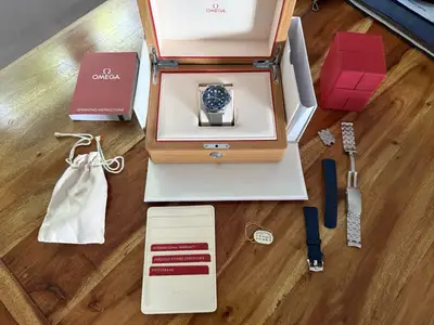 Omega Seamaster Diver Mesh, Steel Rubber