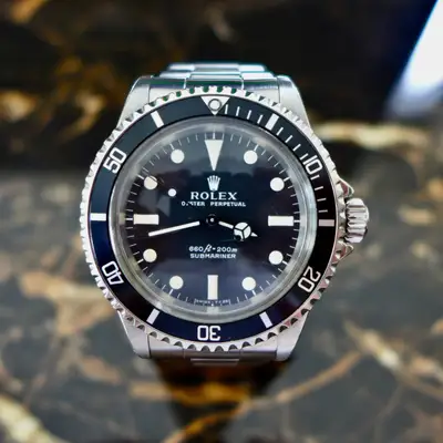 Rolex A BEAUTIFUL ROLEX SUBMARINER 660ft- REF